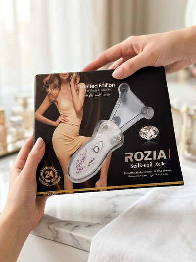 جهاز إزالة الشعر ROZIA – نعومة تدوم لفترة أطول بسهولة وفي البيت ✨💖