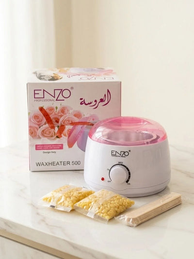 جهاز تسخين الشمع لإزالة الشعر للوجه والجسم 🔥✨