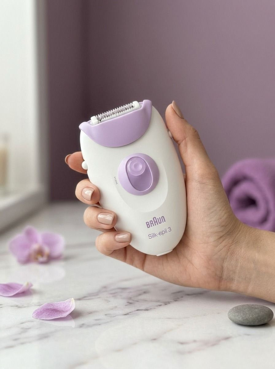 ماكينة إزالة الشعر براون سيلك إبيل 3 – نعومة تدوم لفترة أطول بسهولة ✨💖